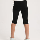 Girls Black Cotton Leggings – Pantcourt Style