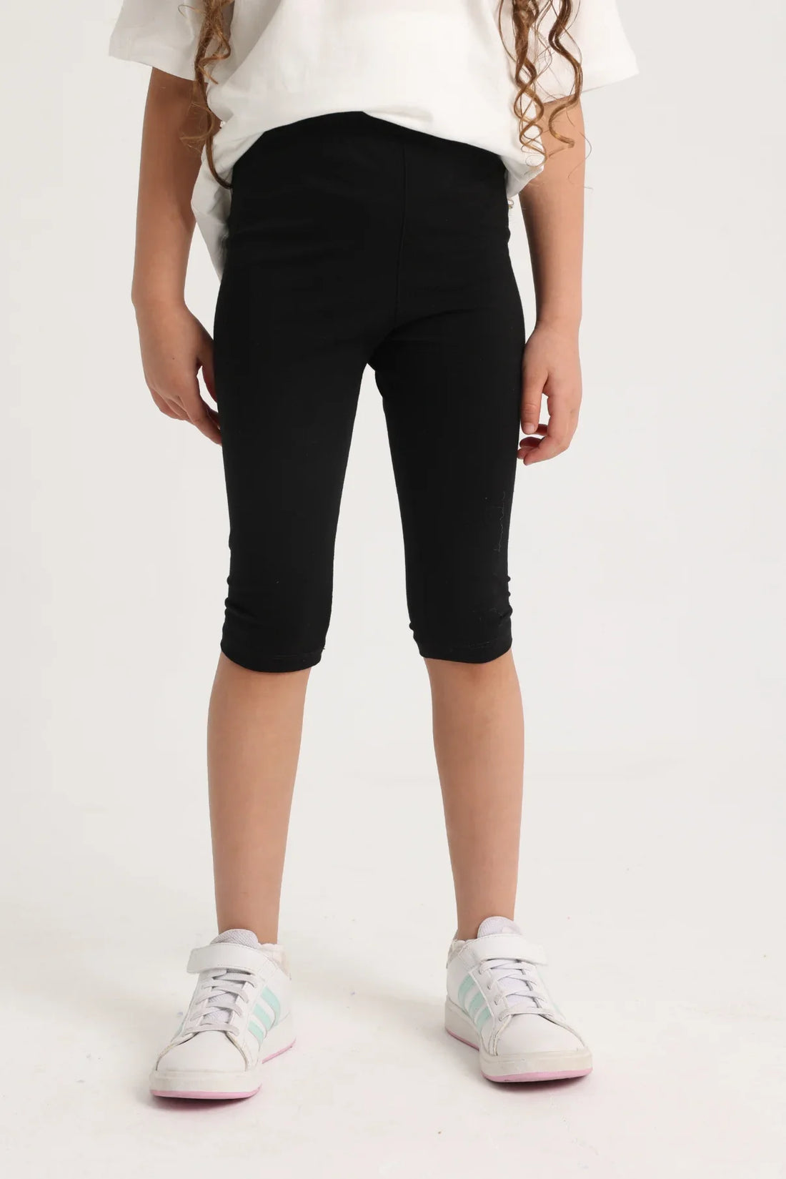 Girls Black Cotton Leggings – Pantcourt Style