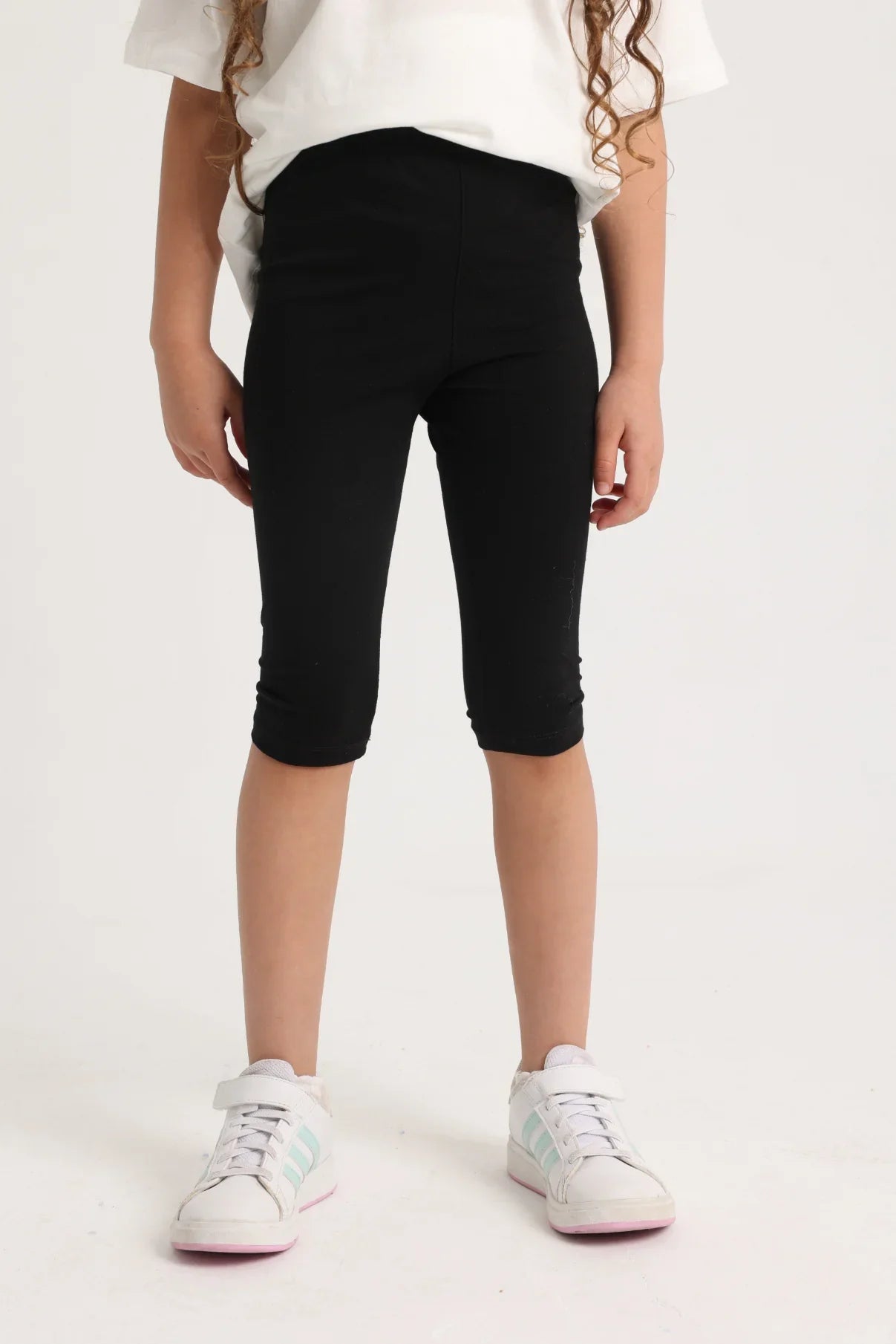 Girls Black Cotton Leggings – Pantcourt Style