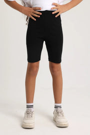 Girls Black Cotton Leggings – Pantcourt Style