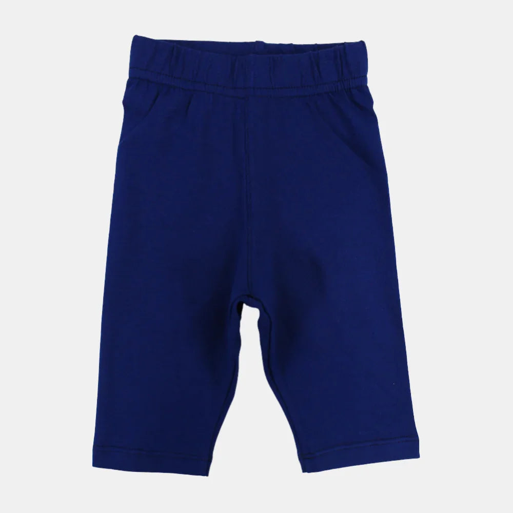 Girls Navy Cotton Leggings – Pantcourt Style - Clothing - Ourkids