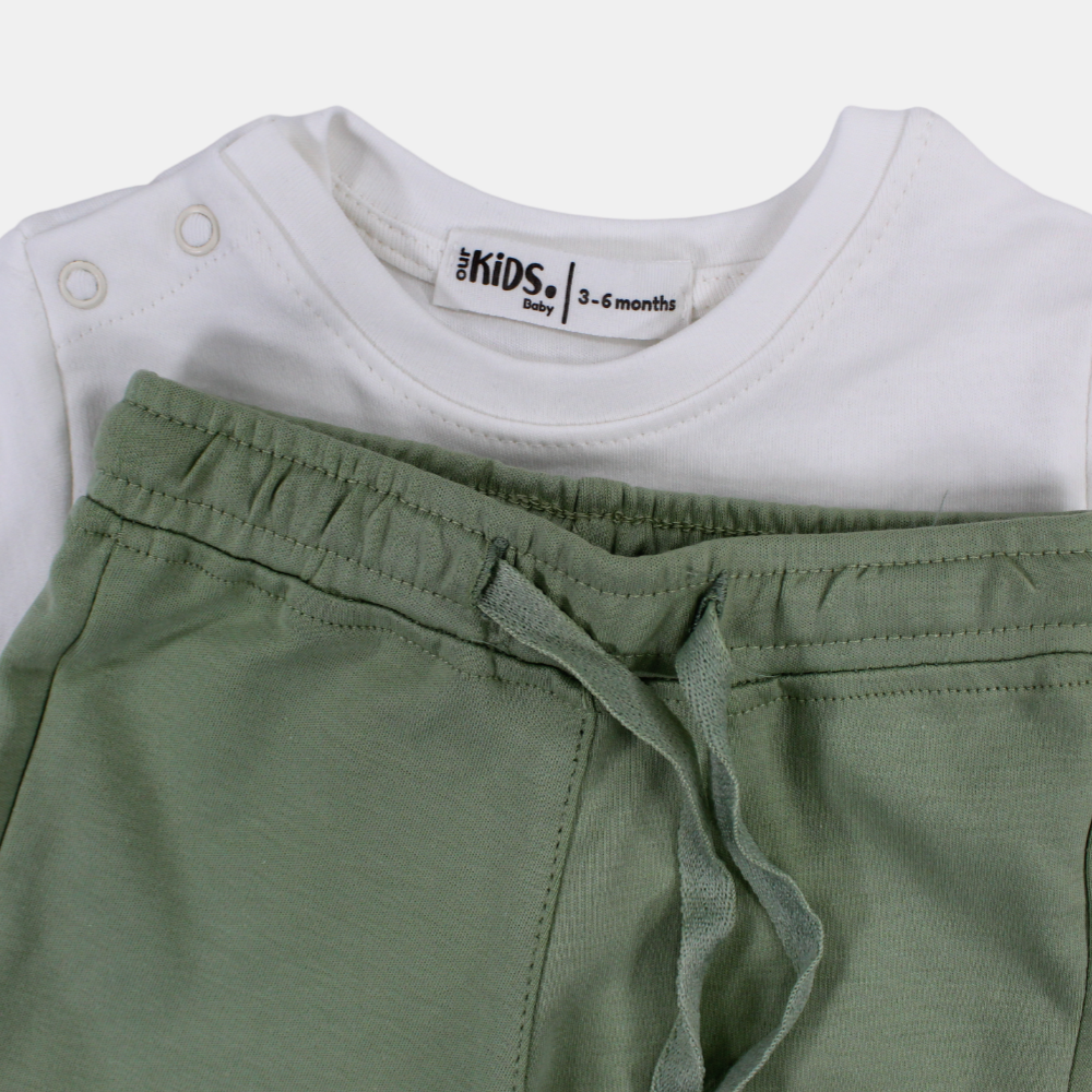 Baby Boys' Off-White "Sweet Dreams" Pajama Set