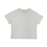 Unisex Kids Basic Oversized Short Sleeve T-Shirt – Off-White