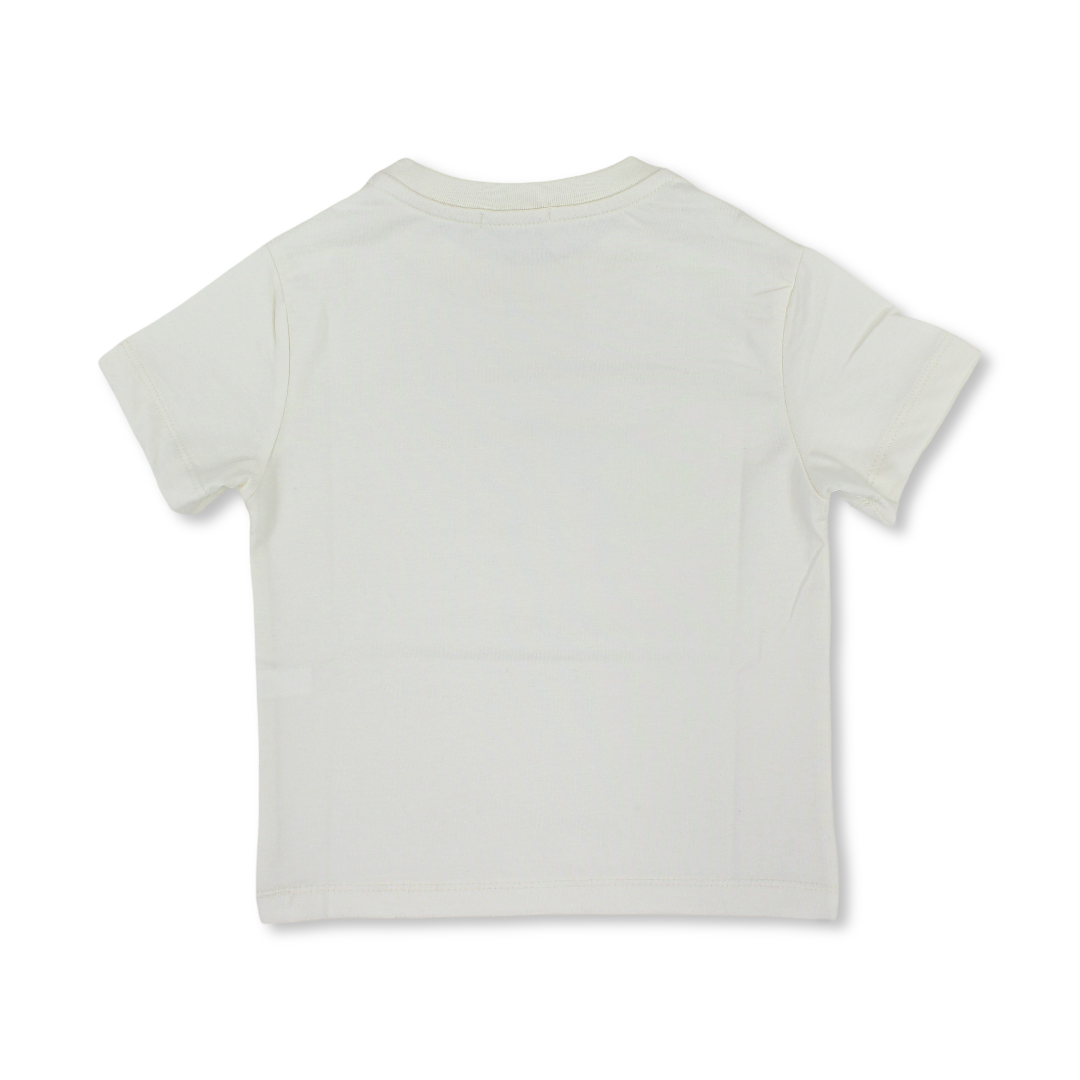 Unisex Kids Basic Regular Fit Short Sleeve T-Shirt – Off-White