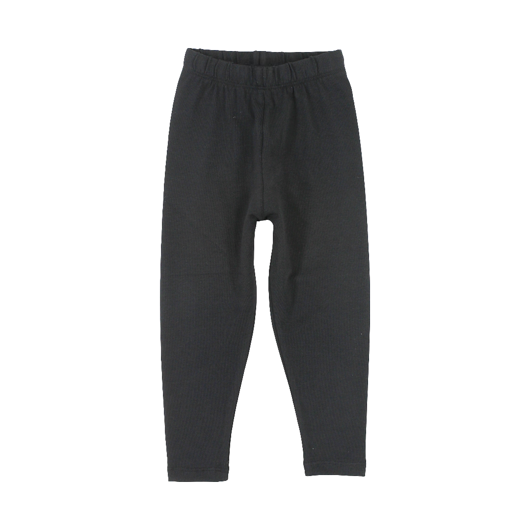 Girls Cotton Leggings – Black - Clothing - Ourkids