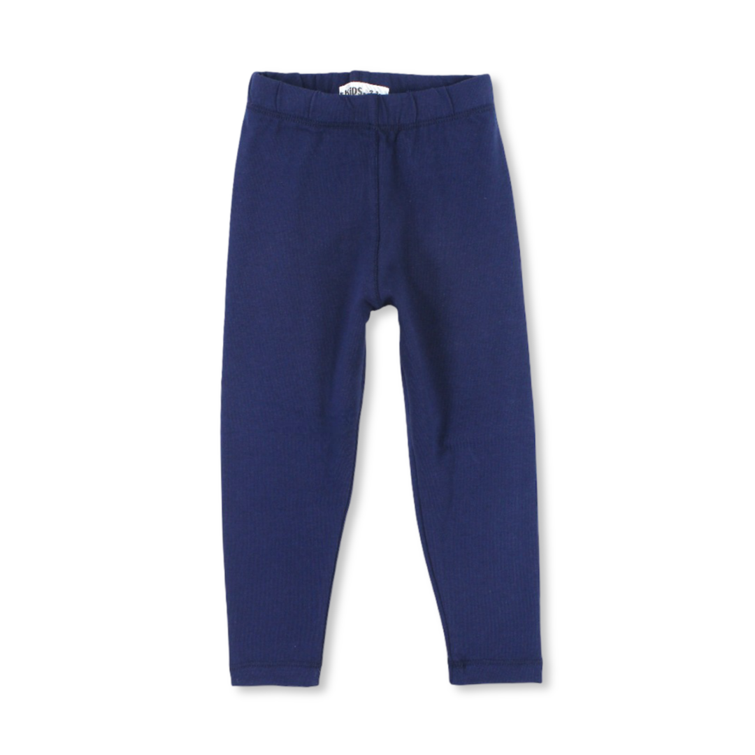 Girls Cotton Leggings – Navy - Clothing - Ourkids