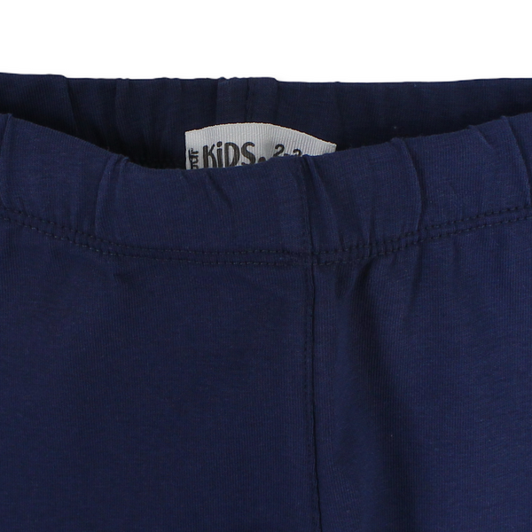 Girls Cotton Leggings – Navy