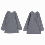 Unisex Long-Sleeved Thermal Top – Grey (Pack of 2)