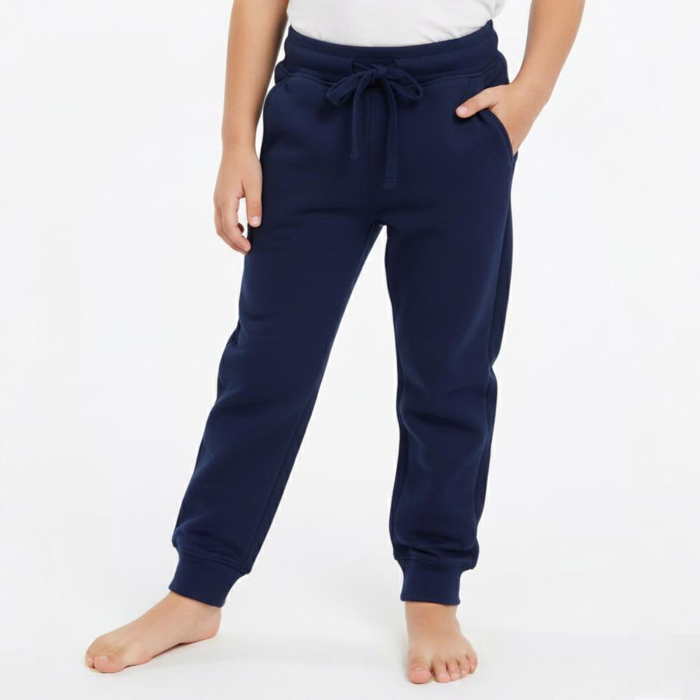 Unisex Plain Sweatpants – Navy