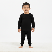 Unisex Baby Thermal Set – Black