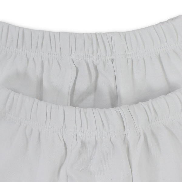 Unisex Baby Cotton Pants – White (Pack Of 2)