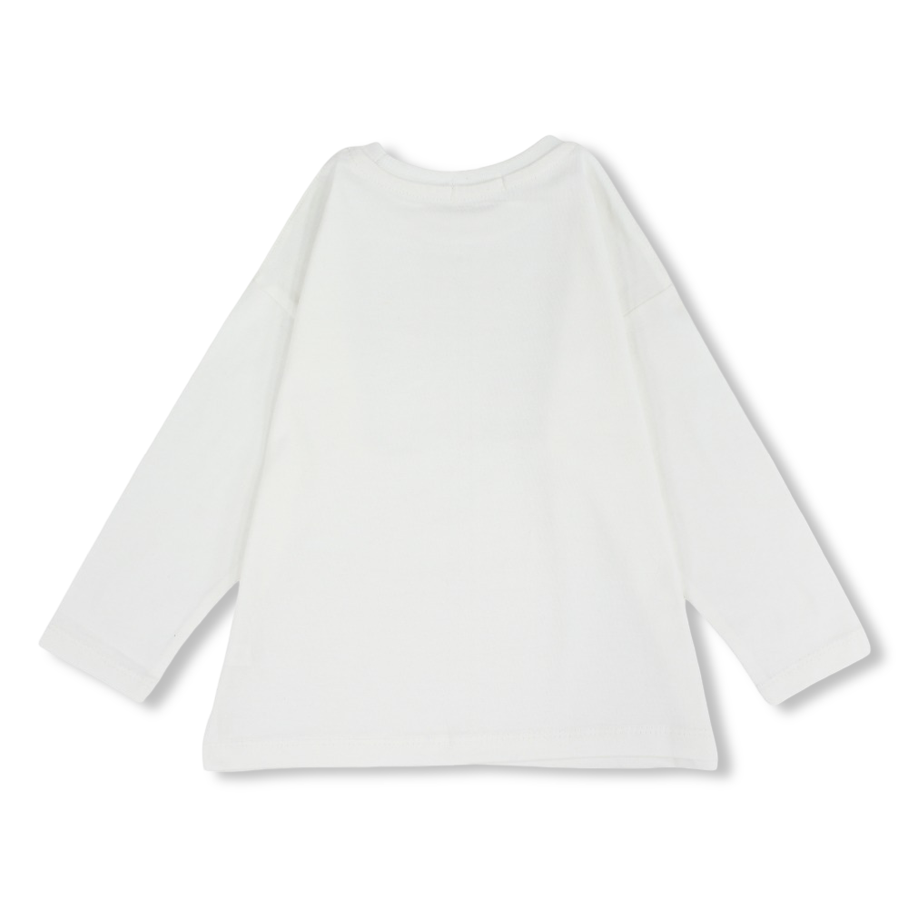 Unisex Cotton Long-Sleeved T-Shirt – Off-White