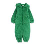 Unisex Fleeced Hooded Onesie Pajama – Green