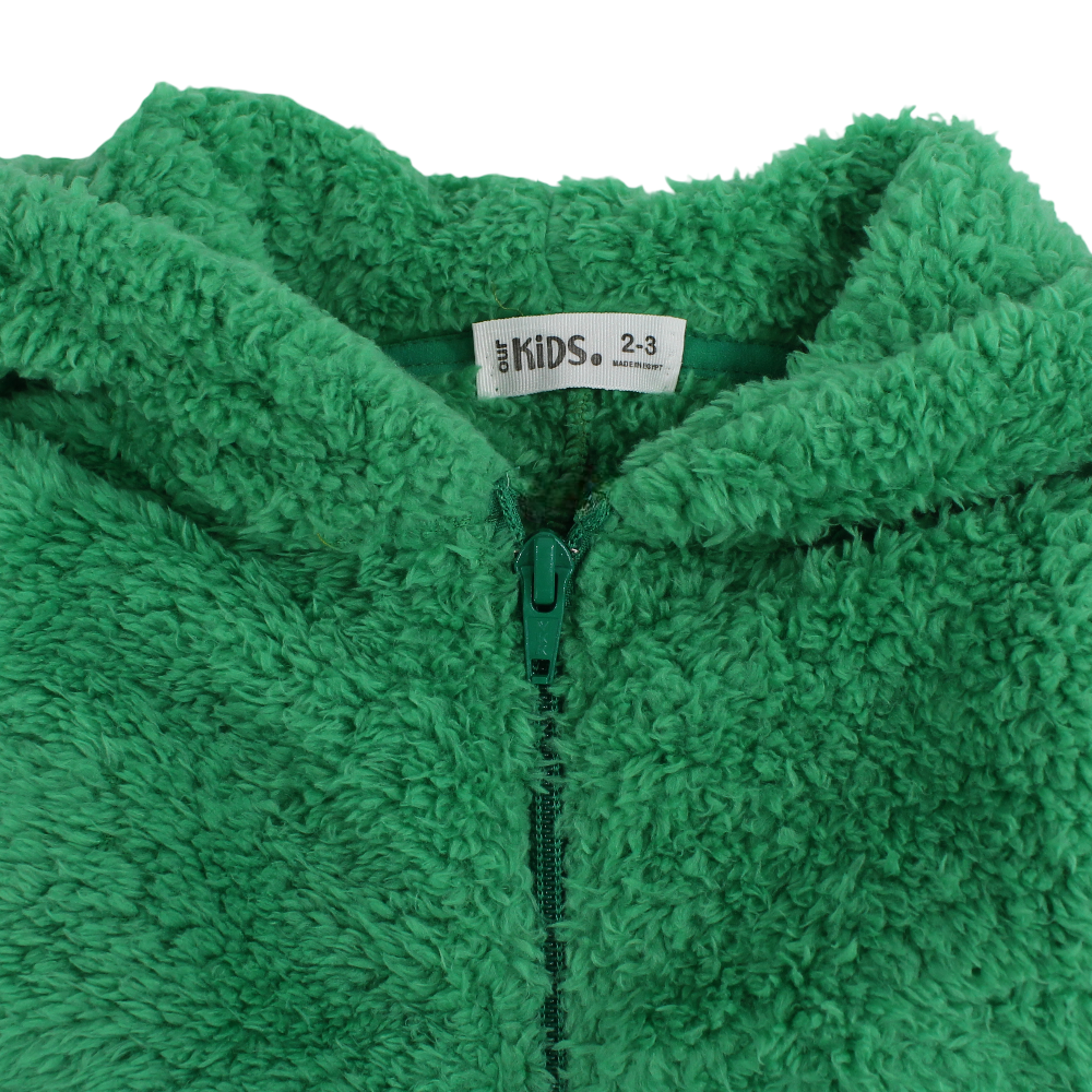 Unisex Fleeced Hooded Onesie Pajama – Green