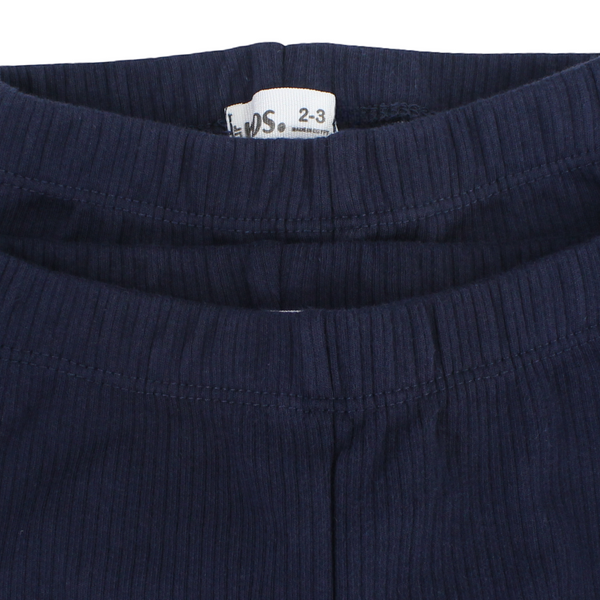 Unisex Cotton Ribbed Thermal Pants – Navy (Pack Of 2)