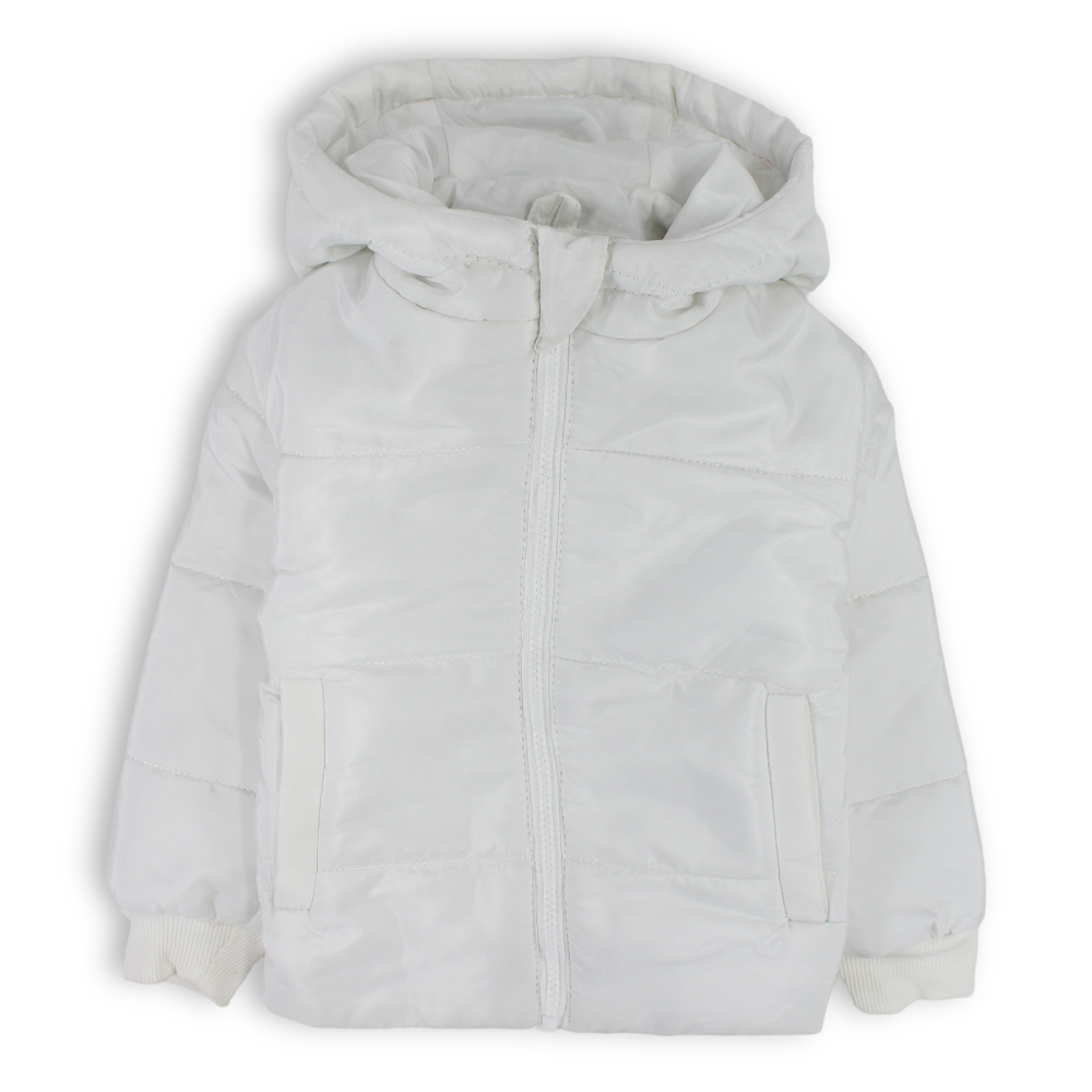 Unisex Waterproof Hooded Jacket – Off-White