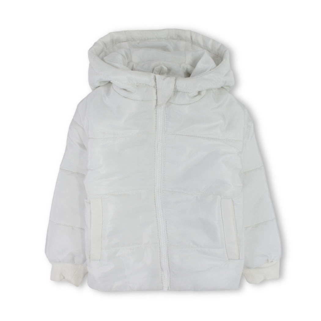 Unisex Waterproof Hooded Jacket – Off-White
