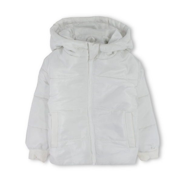 Unisex Waterproof Hooded Jacket – Off-White