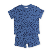 Boys Cotton Pajama – Indigo with Stars Print