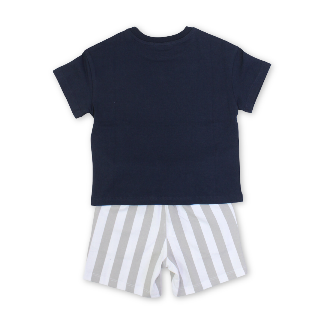 Boys Cotton Pajama – Navy