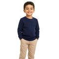 Unisex Cotton Long-Sleeved Ribbed Thermal Top – Navy (Pack Of 2)