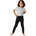 Unisex Cotton Ribbed Thermal Pants – Black (Pack Of 2)