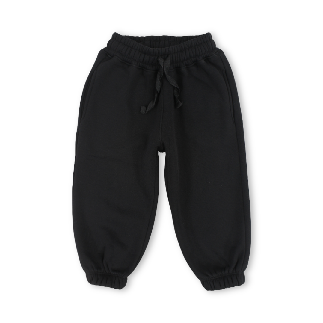 Unisex Cotton Sweatpants – Black