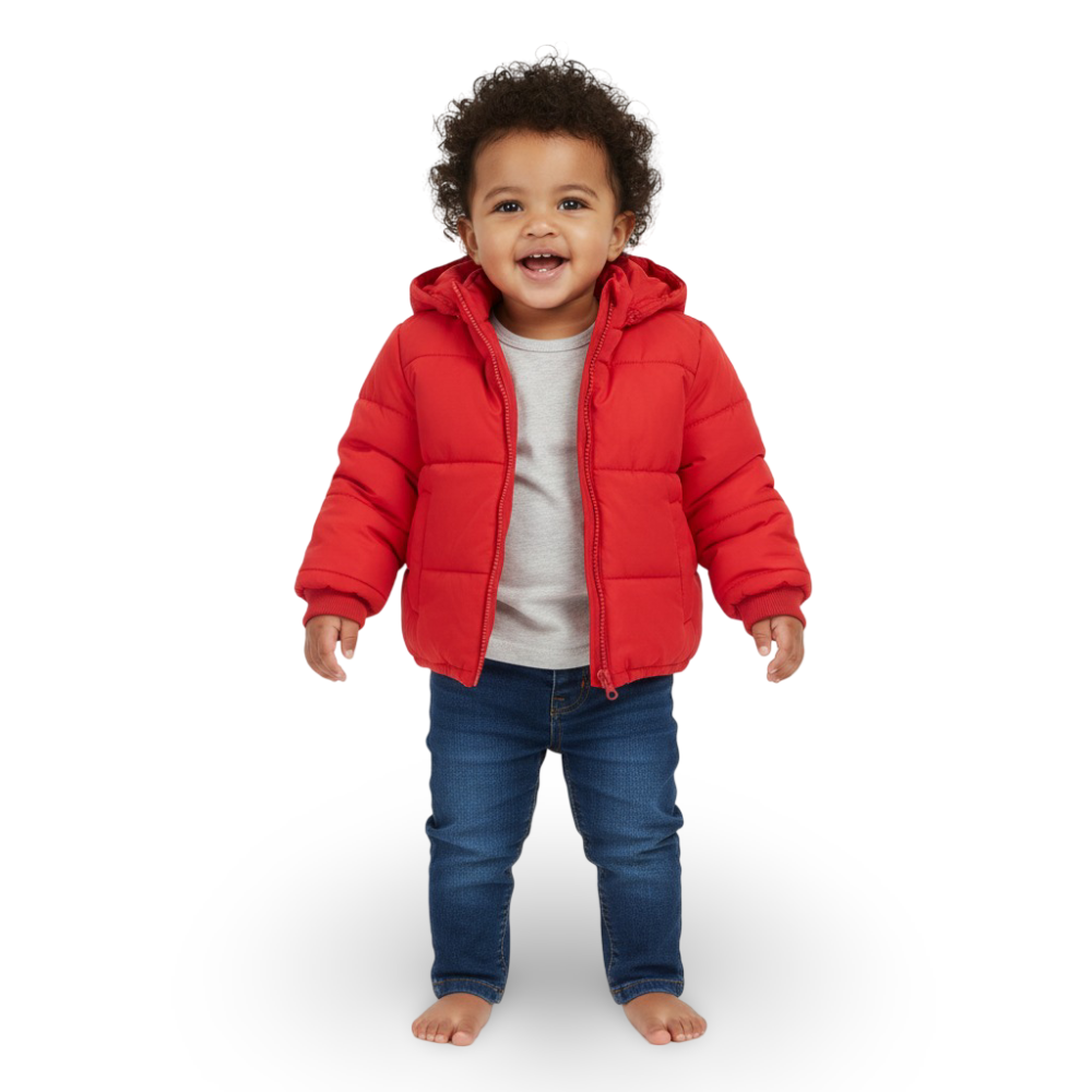 Unisex Waterproof Hooded Jacket – Red
