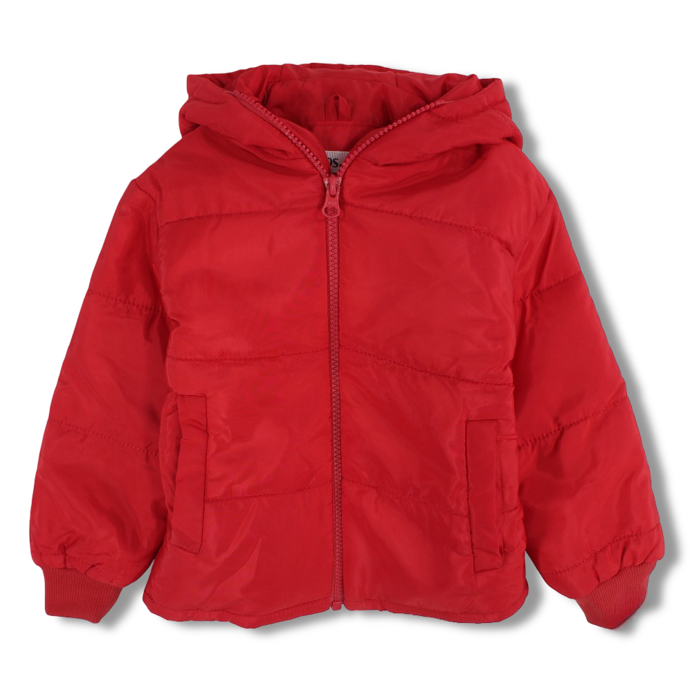Unisex Waterproof Hooded Jacket – Red
