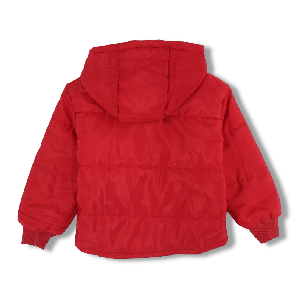 Unisex Waterproof Hooded Jacket – Red
