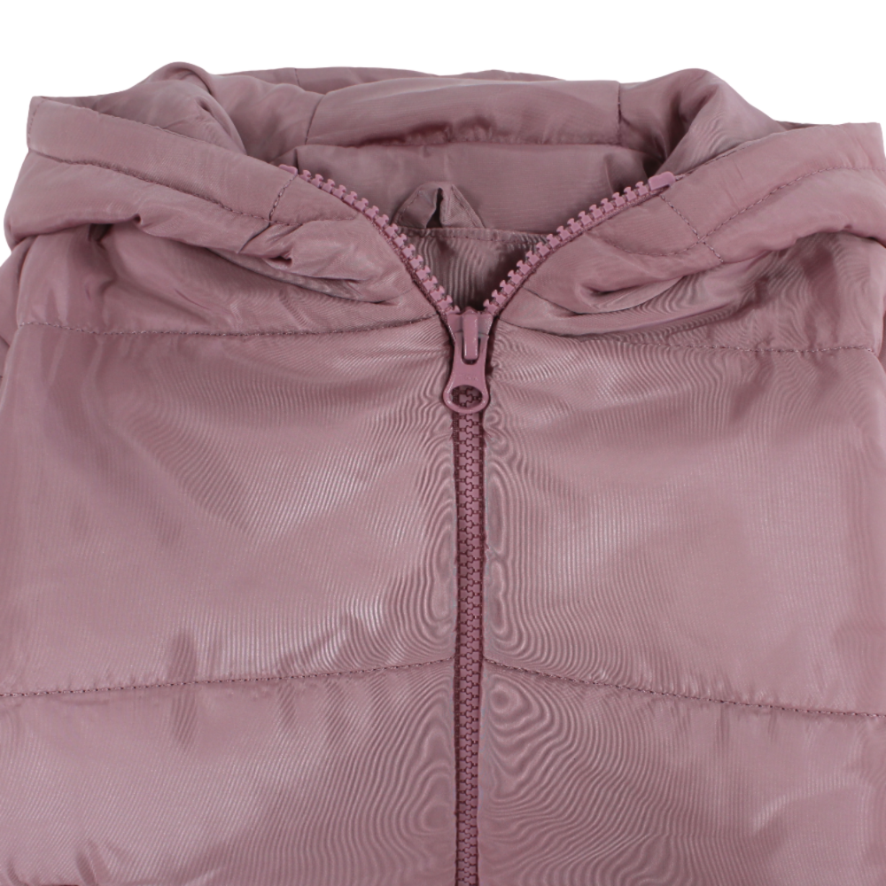 Girls Waterproof Hooded Jacket – Dusty Pink
