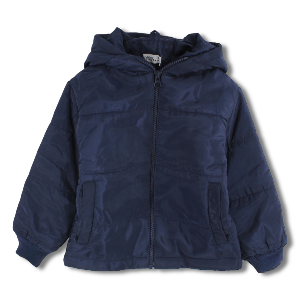 Unisex Waterproof Hooded Jacket – Navy