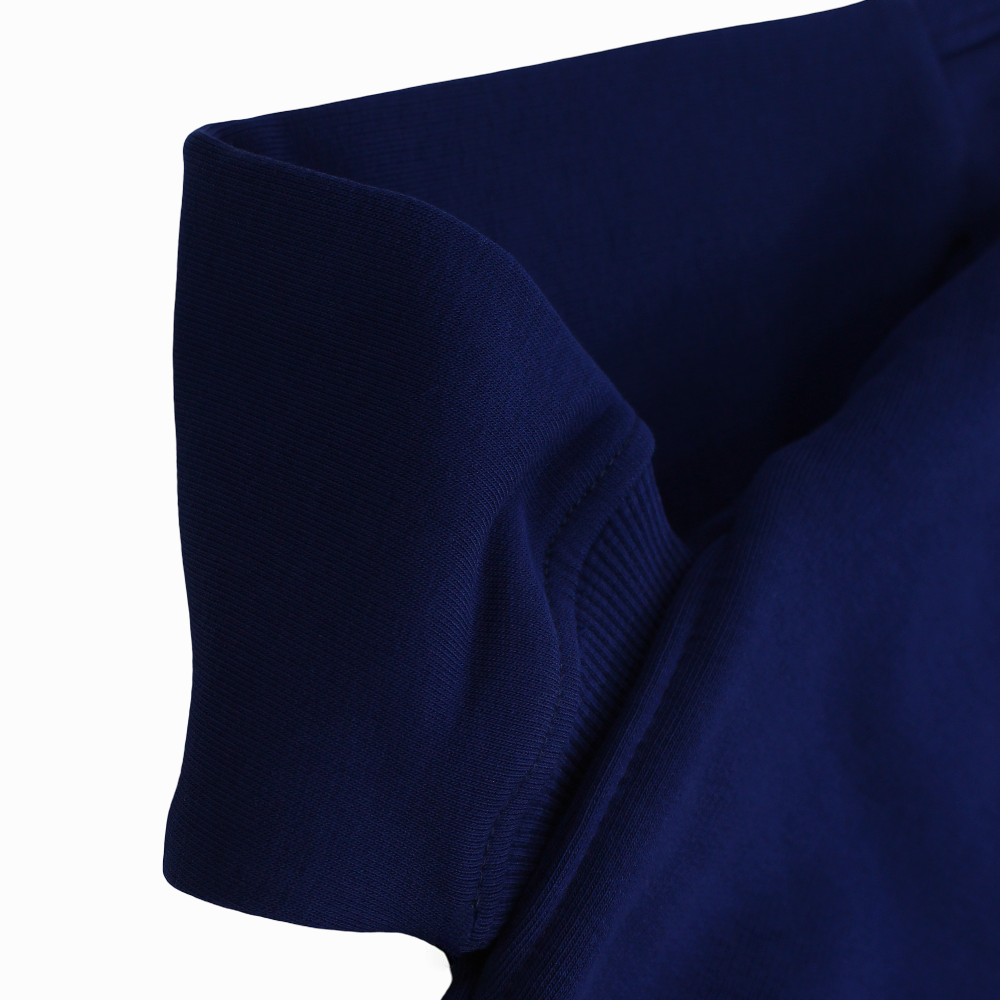 Unisex Plain Cotton Sweatshirt – Navy Blue