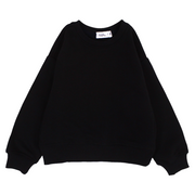 Unisex Plain Cotton Sweatshirt – Black