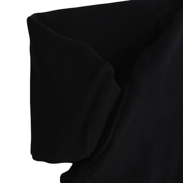 كنزة صوفية قطنية سادة للجنسين – أسود