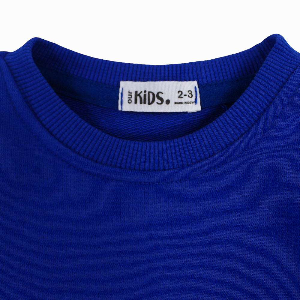 Unisex Plain Cotton Sweatshirt – Blue