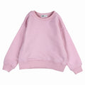Girls Plain Cotton Sweatshirt – Pink