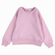 Girls Plain Cotton Sweatshirt – Pink