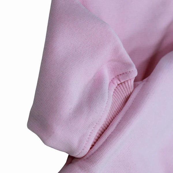 Girls Plain Cotton Sweatshirt – Pink