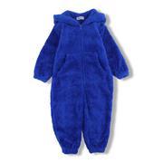 Unisex Fleeced Hooded Onesie Pajama – Blue