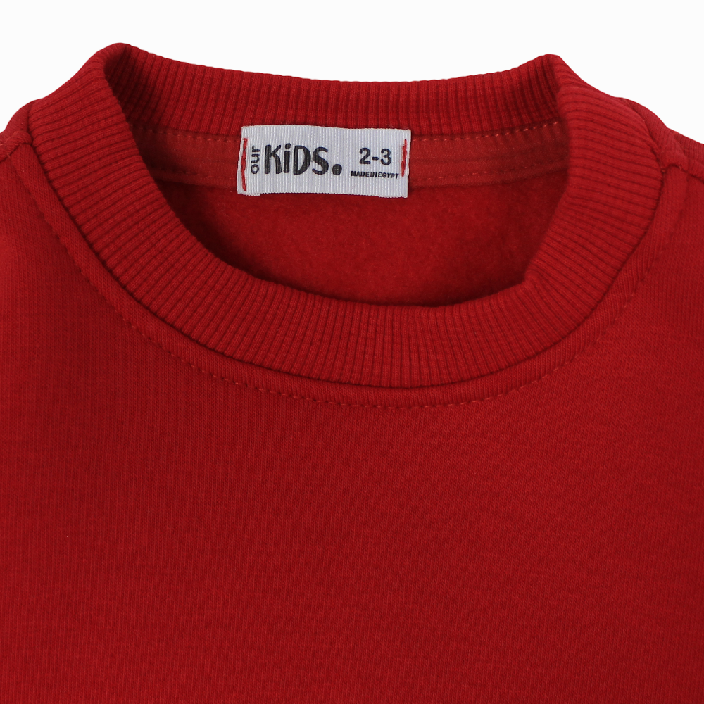 Unisex Plain Sweatshirt – Red