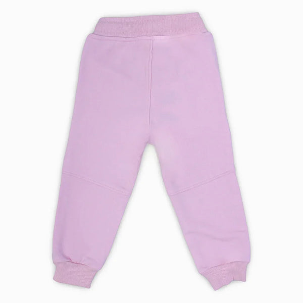 Girls Plain Sweatpants – Pink