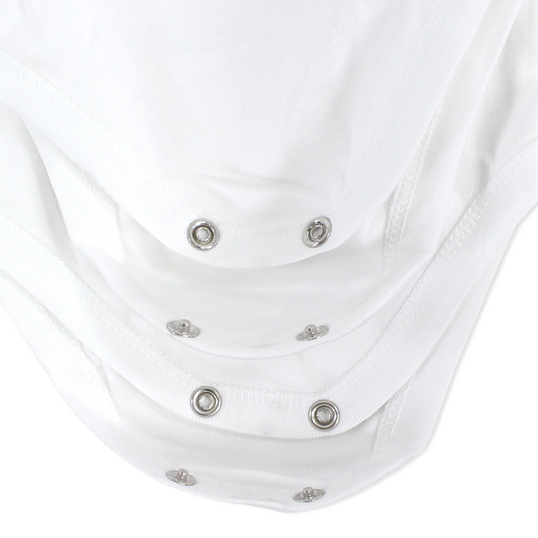 Unisex Baby Cotton Long-Sleeve Bodysuit – White (Pack Of 2)