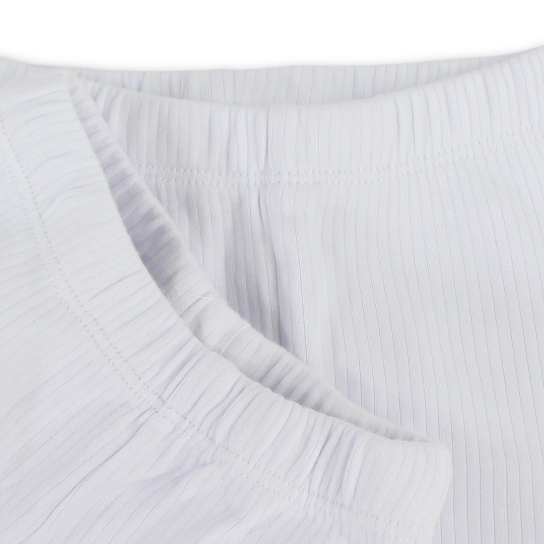Unisex Cotton Thermal Pants – White (Pack Of 2)