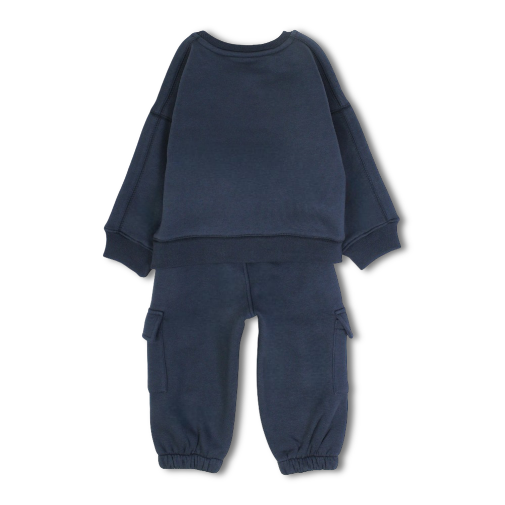 Baby Boys Cotton 2-Piece Outfit Set – “Let's Take a Trip“ Print