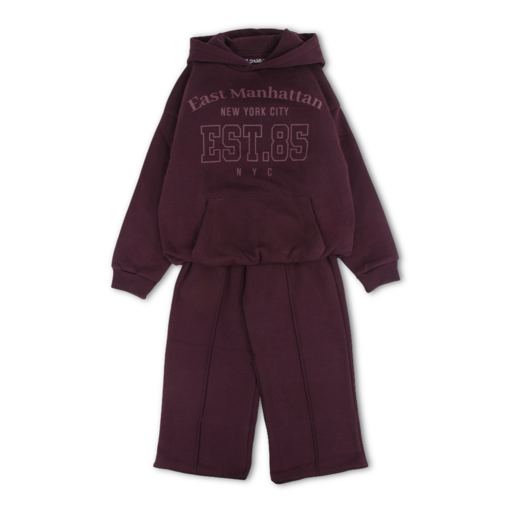 Boys Cotton 2-Piece Outfit Set – “EST.85 NYC” Design
