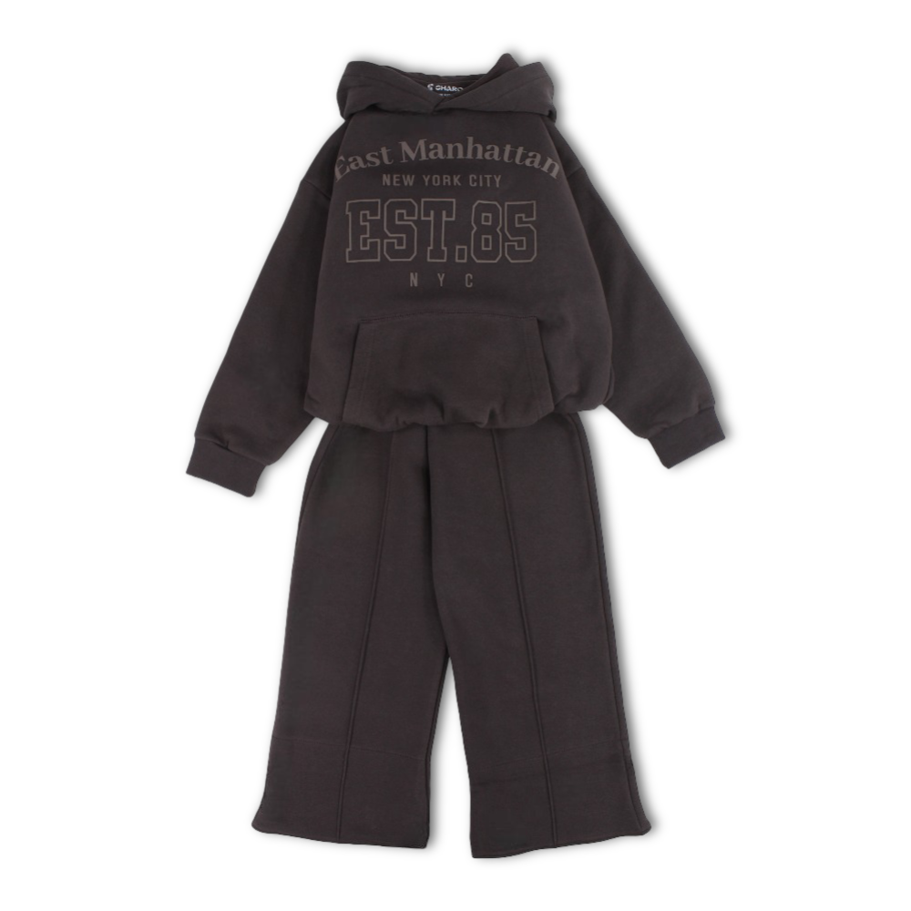 Boys Cotton 2-Piece Outfit Set – “EST.85 NYC” Design