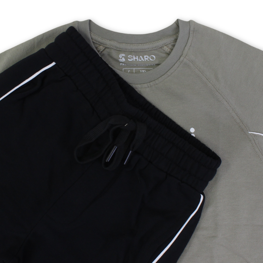 Boys Cotton Outfit Set – with "9194" Print