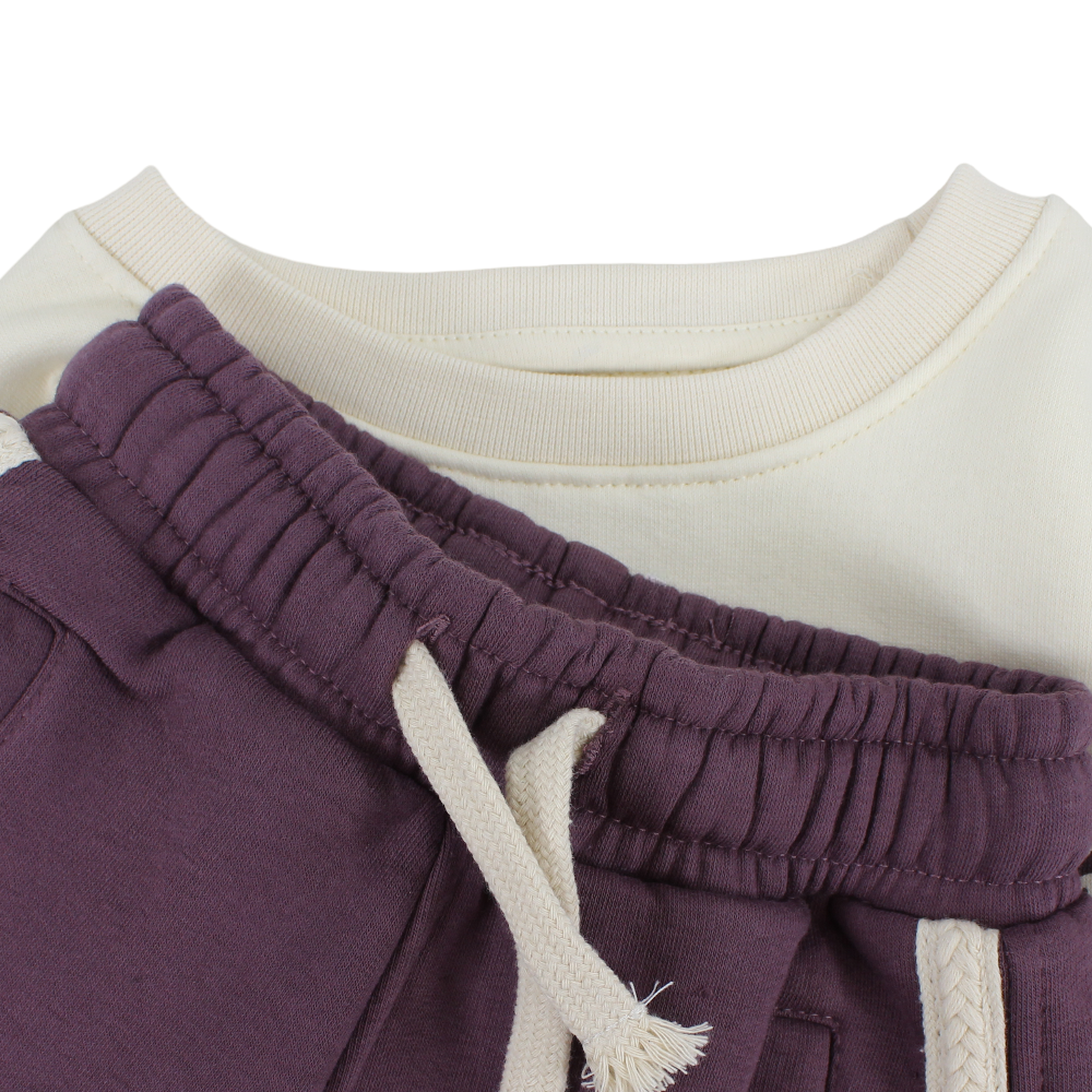 Baby Girls Cotton 2-Piece Outfit Set – “Kind Nature” Print