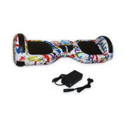 Hoverboard Scooter 6.5 Inch – White with Letters Print